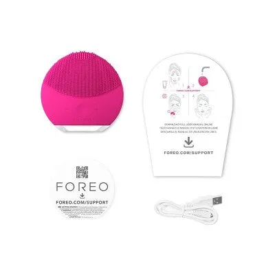 New - FOREO LUNA mini 2 Silicone Dual-Sided Facial Cleansing Brush