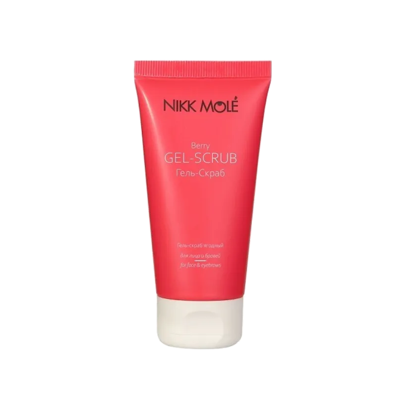 NIKK MOLÉ - Gel Brow Scrub (Berry), 50 ml