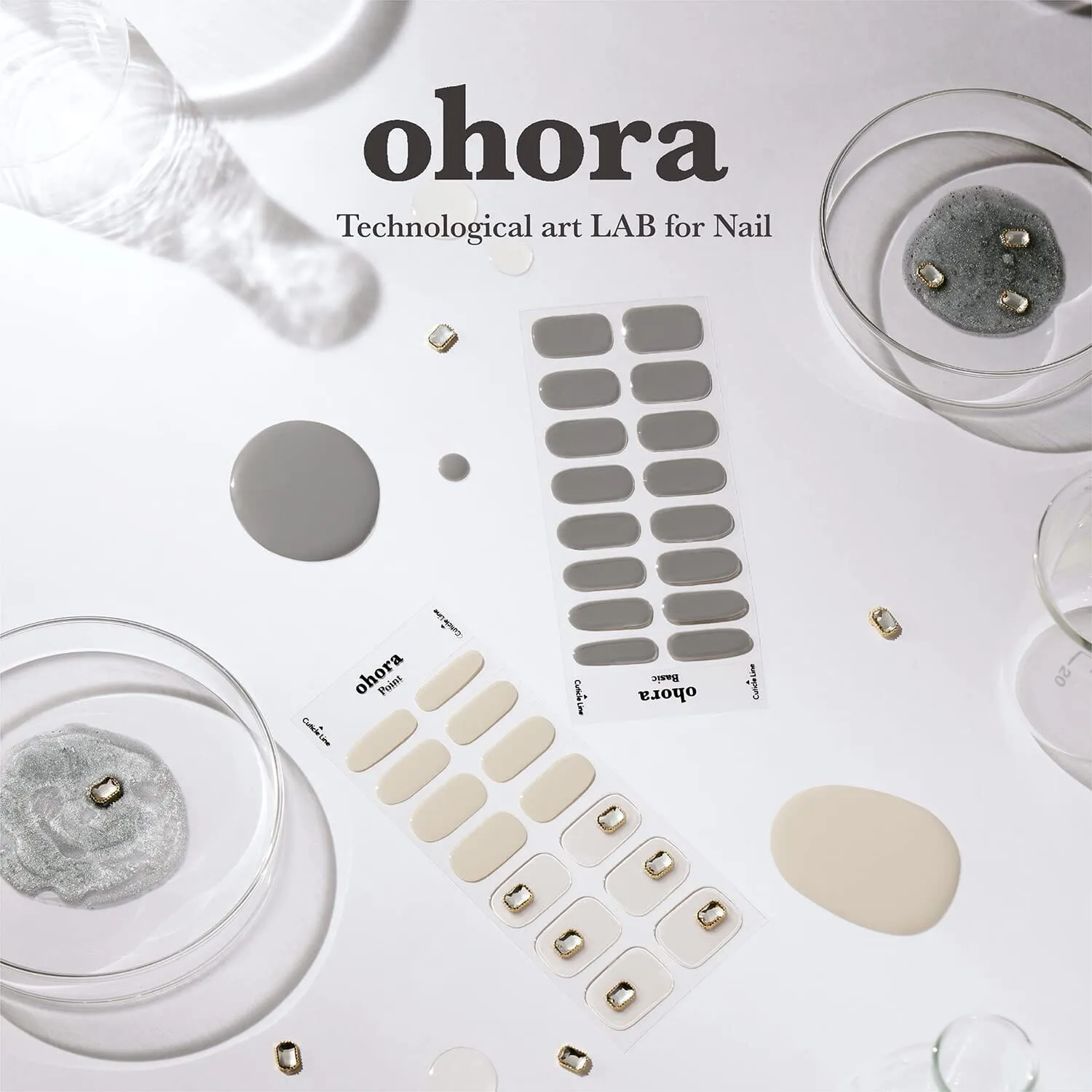 Ohora Semi Cured Gel Nail Strips (N Nudist)&nbsp;