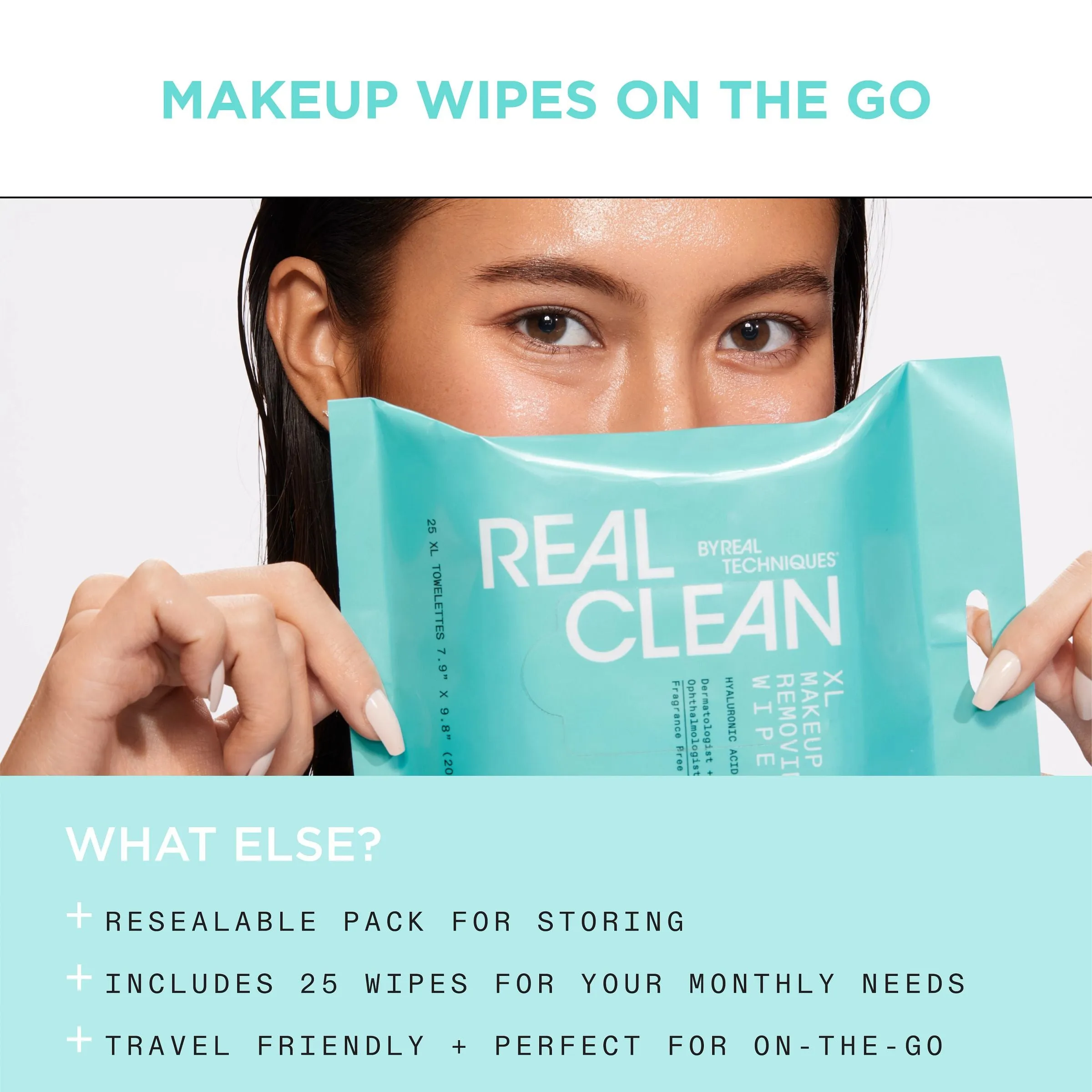 Real Clean XL Makeup Removing Wipes