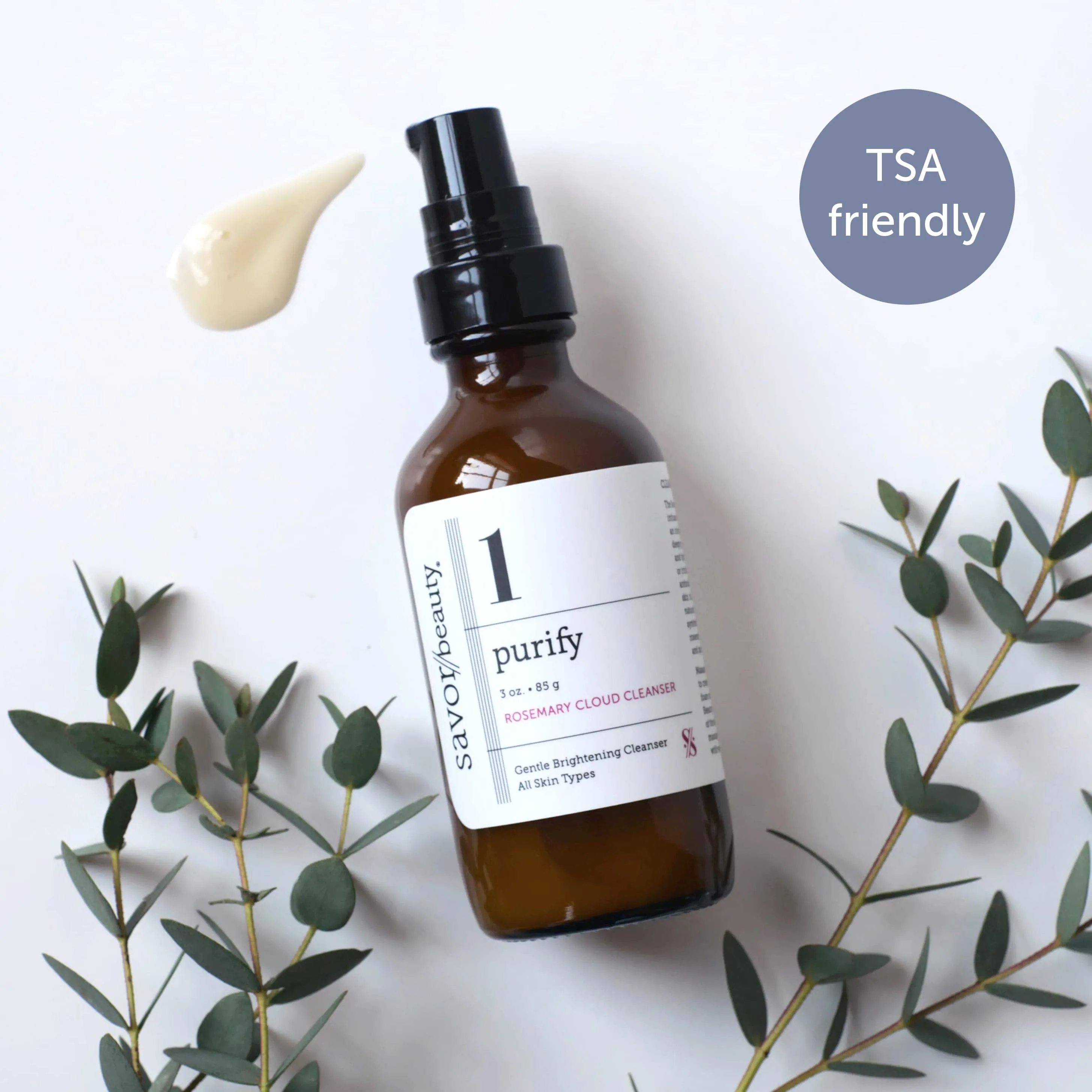 Rosemary Cloud Cleanser: Clarifying Face Wash