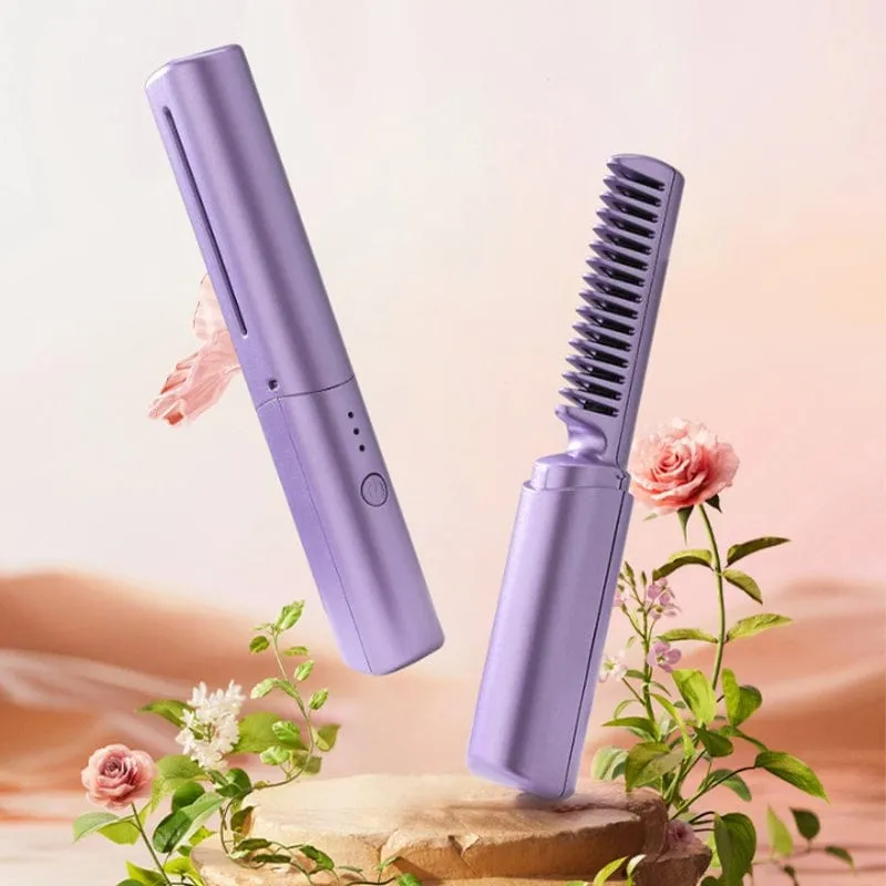 StyleMate™️ Portable Mini Hot Hair Brush