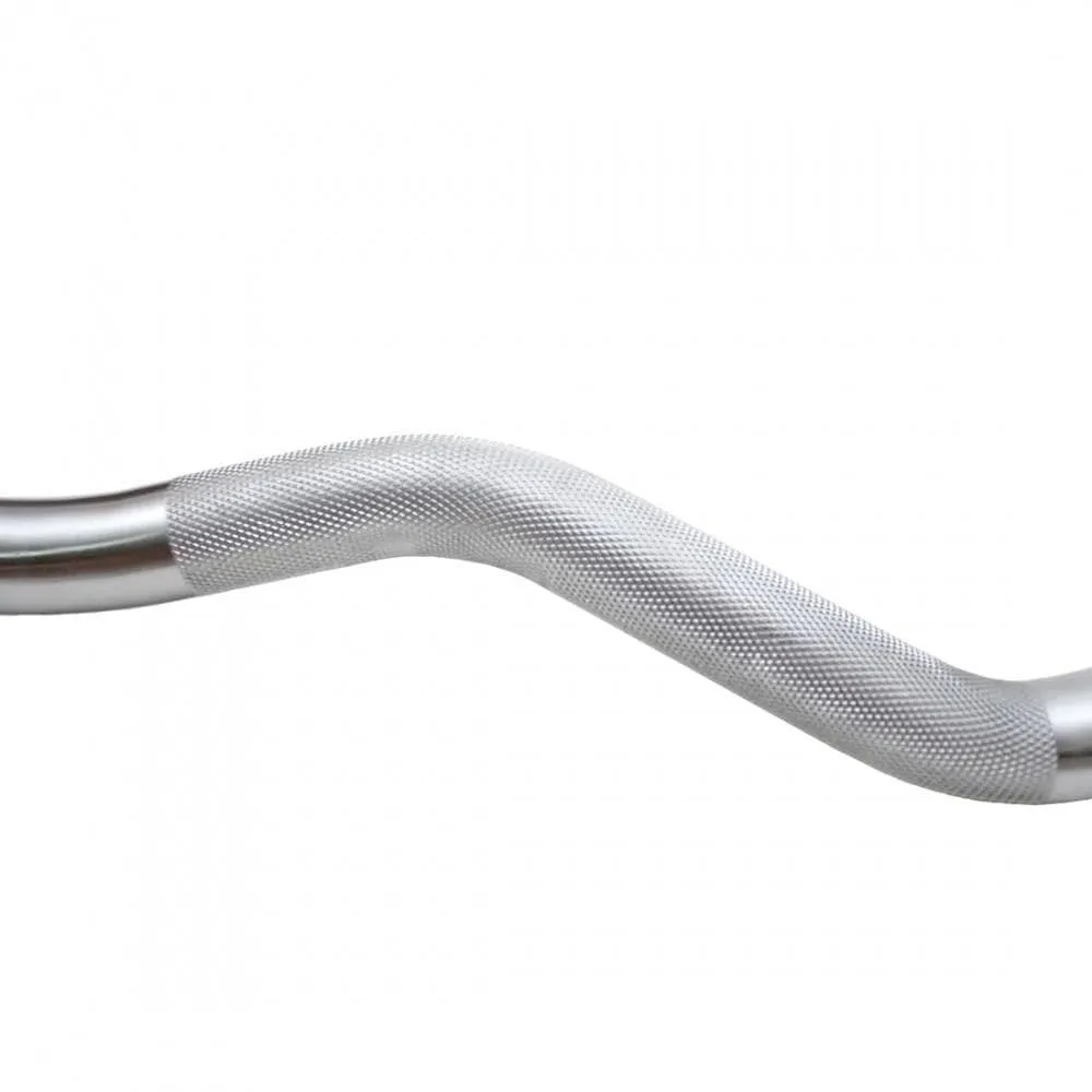 Top Fitness Olympic EZ Curl Bar