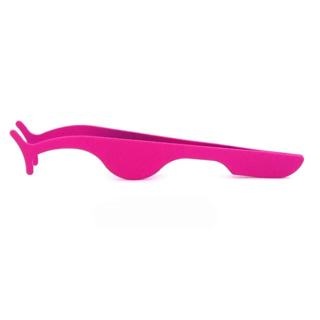 Tweezers for False Eyelashes (Fuchsia)