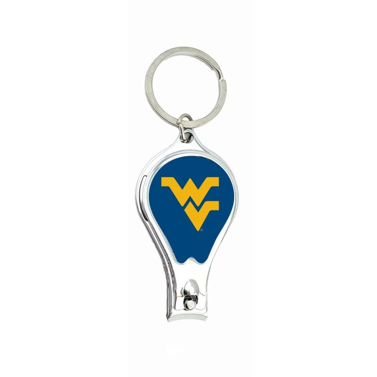 WV NAIL CLIPPERS/BOTTLE OPENER KEY RING